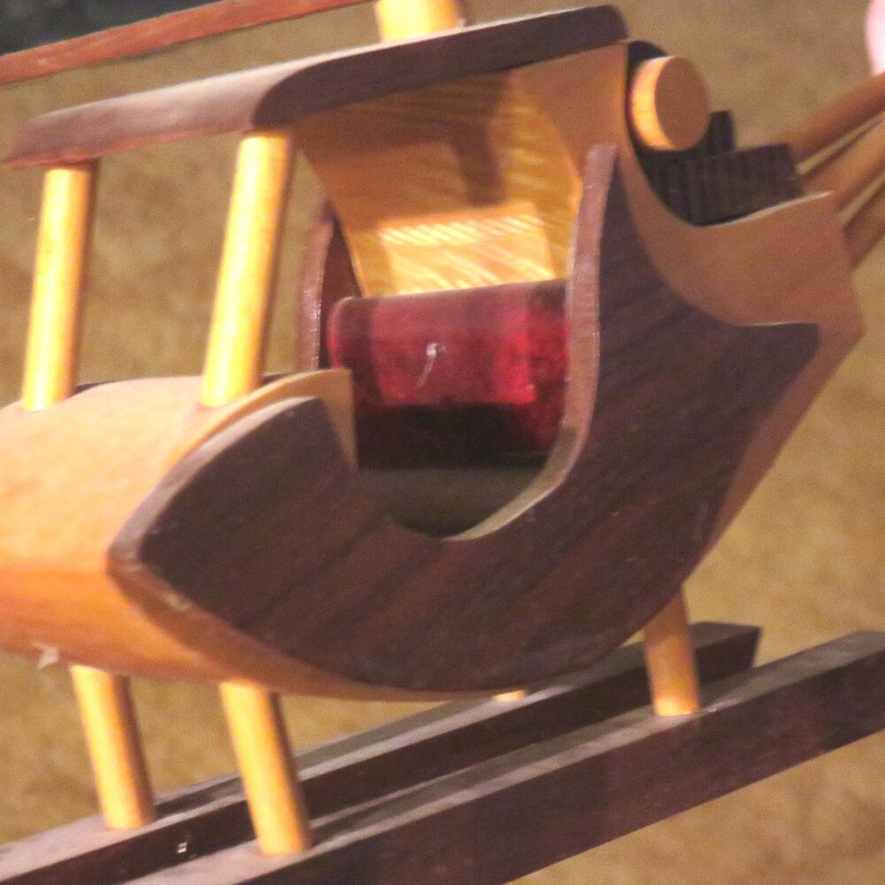 Vintage Wooden Helicopter